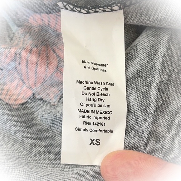 💕New WithTag Lularoe Julia Dress Black Floral💕 - Picture 7 of 8